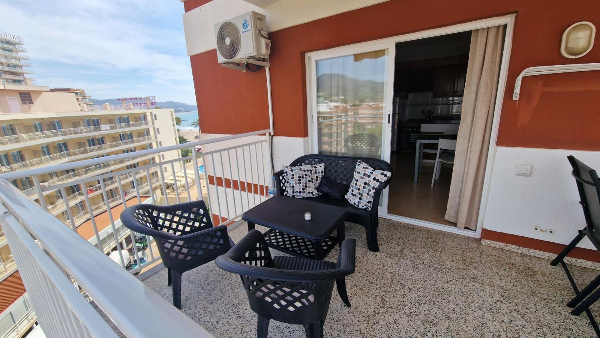 Apartamento De 1 Habitacion Frente Al Mar Y Con Piscina Apartment Benicassim Ngoại thất bức ảnh